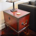 F14. Chest-on-stand side table. 